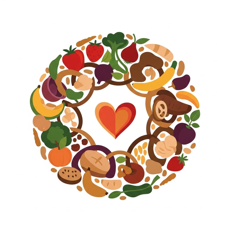 Child Nutrition Abstract Art - Medley of Earthly Delights