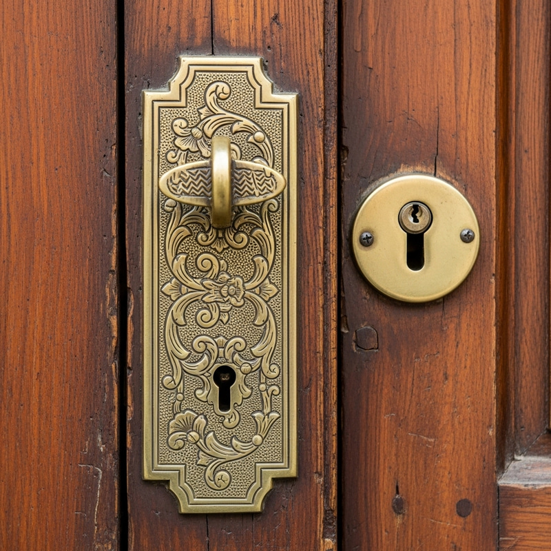 Classic Antique Brass Door Lock for Timeless Elegance Classic Antique Brass Door Lock for Timeless Elegance