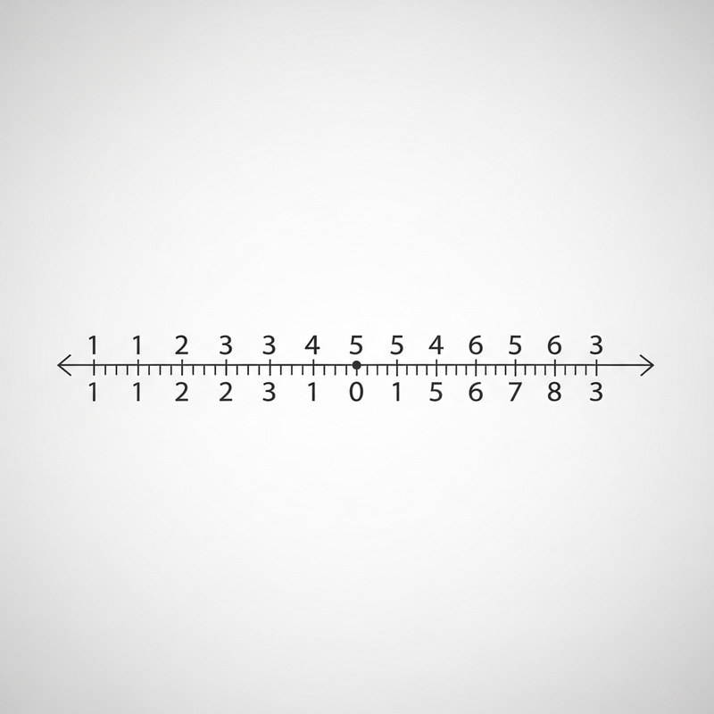 Numerical Line with Positive Numbers, Zero, and More Positive Numbers Numerical Line with Positive Numbers, Zero, and More Positive Numbers