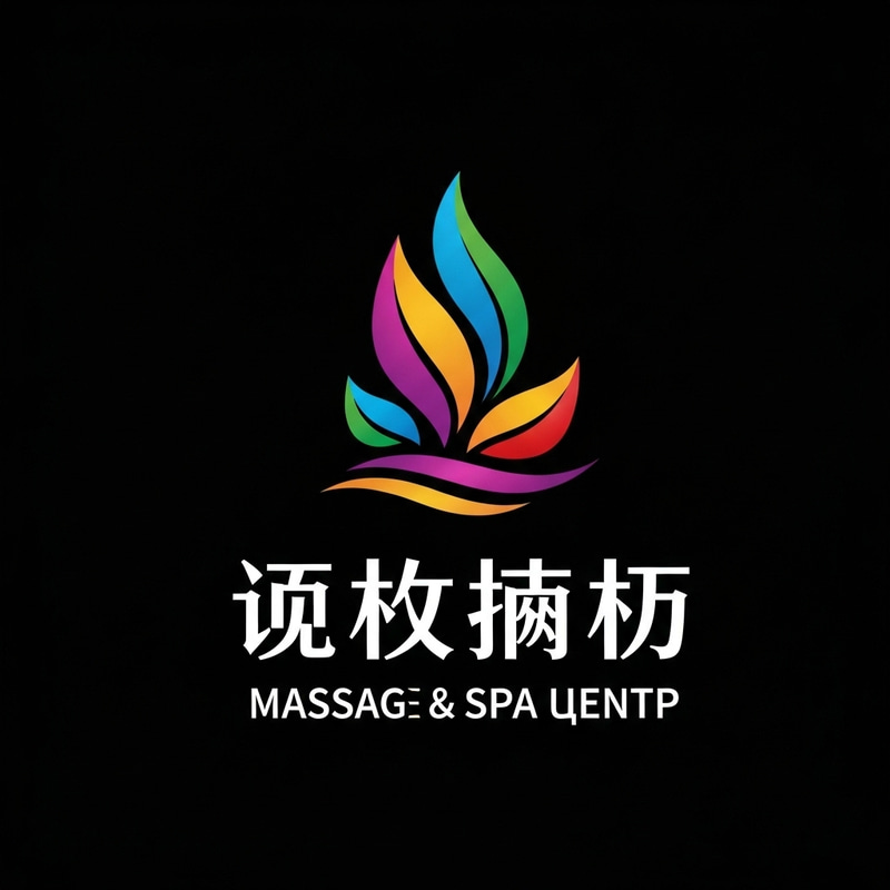 Tranquil & Luxurious Massage Spa Logo Design Tranquil & Luxurious Massage Spa Logo Design