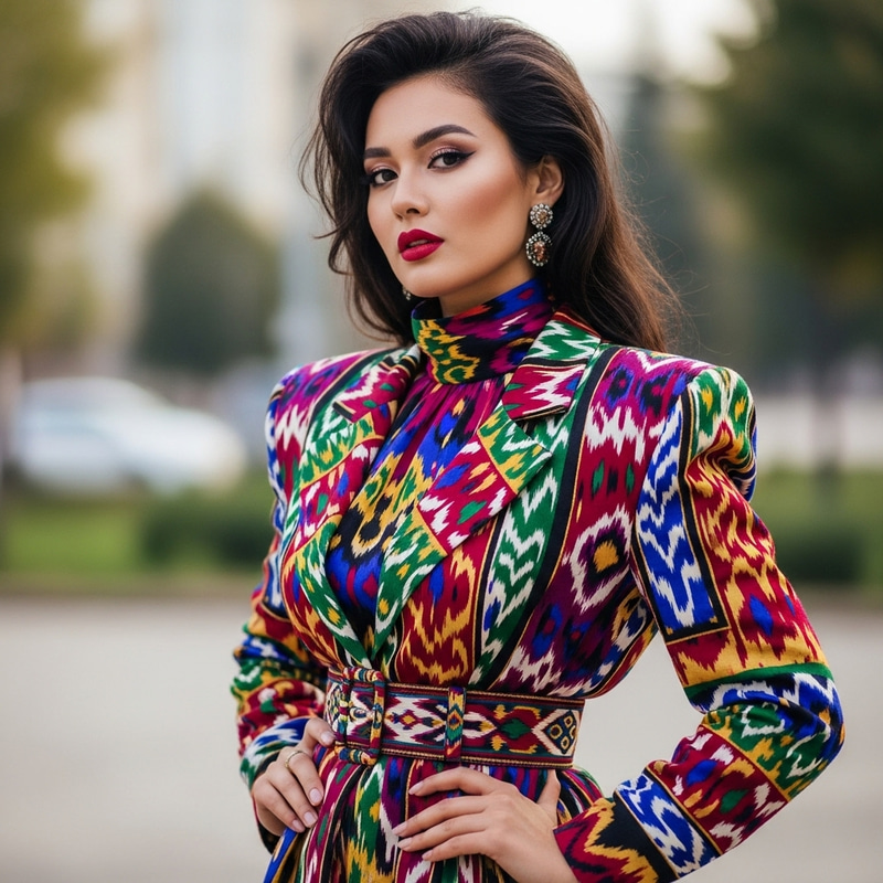 1980s Uzbek Girl Fashion: Combining Heritage with Modern Flair 1980s Uzbek Girl Fashion: Combining Heritage with Modern Flair