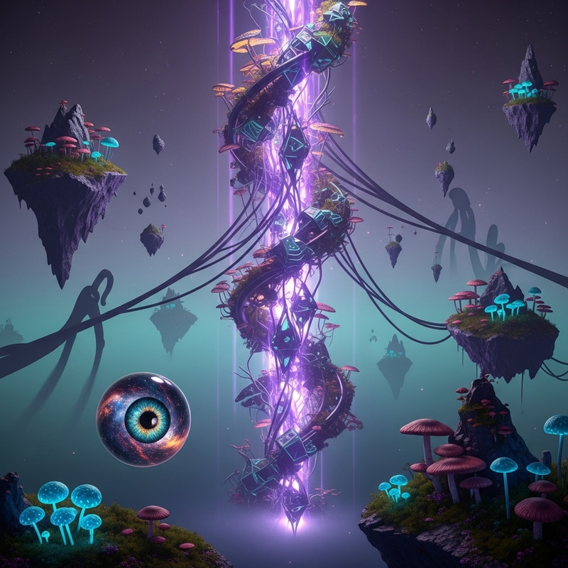 Jurad Modrvehijle: Mysterious Abstract Artwork