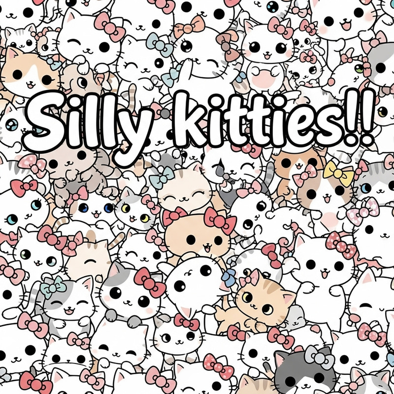 Adorable Hello Kitties | Silly Kitties!! Fun Pose Ensemble
