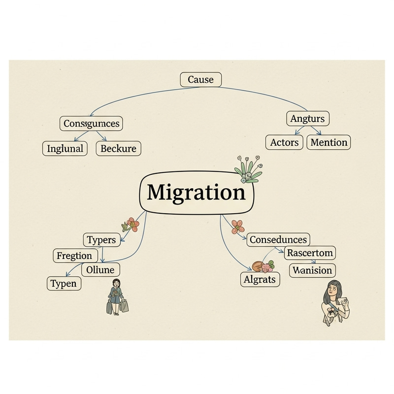 Spanish Migration Concept Map: Causes, Types, Actors, Consequences | Website Spanish Migration Concept Map: Causes, Types, Actors, Consequences | Website