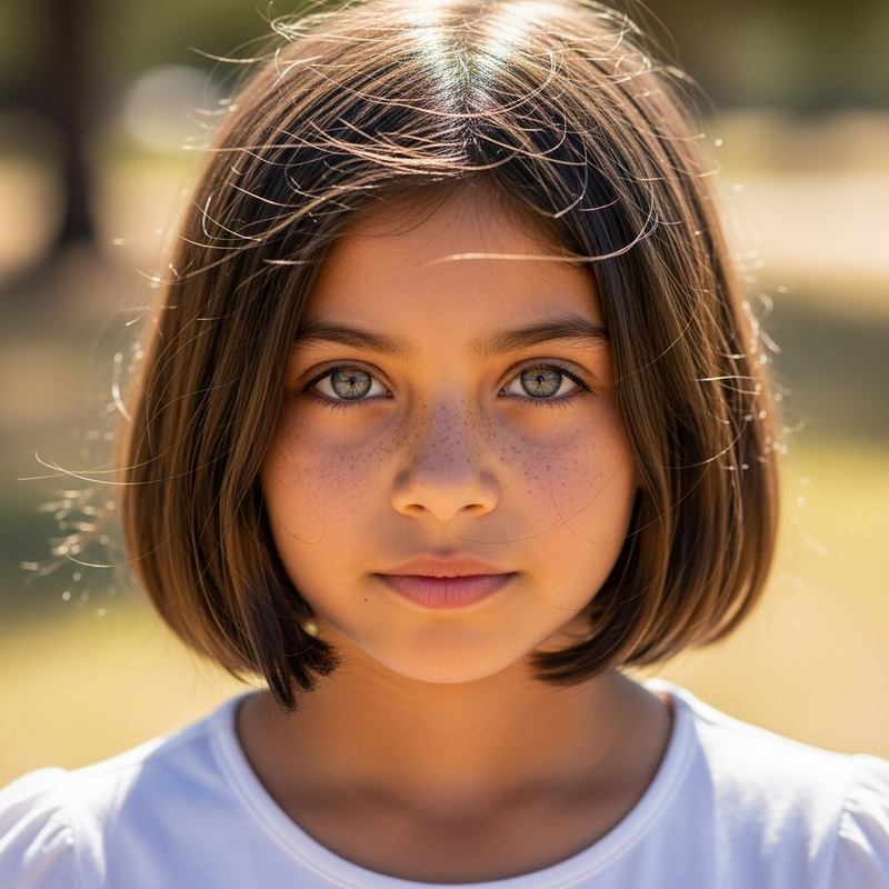 Mesmerizing Prepubescent Hispanic Girl | Sparkling Grey Eyes & Freckles Mesmerizing Prepubescent Hispanic Girl | Sparkling Grey Eyes & Freckles