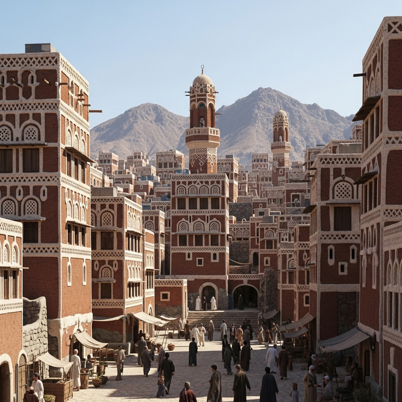 Explore the Ancient Cityscape of Sana'a, Yemen Explore the Ancient Cityscape of Sana'a, Yemen