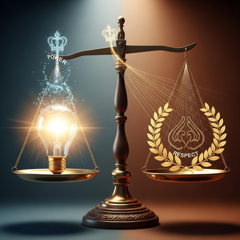 Knowledge vs Respect: Power through Character
