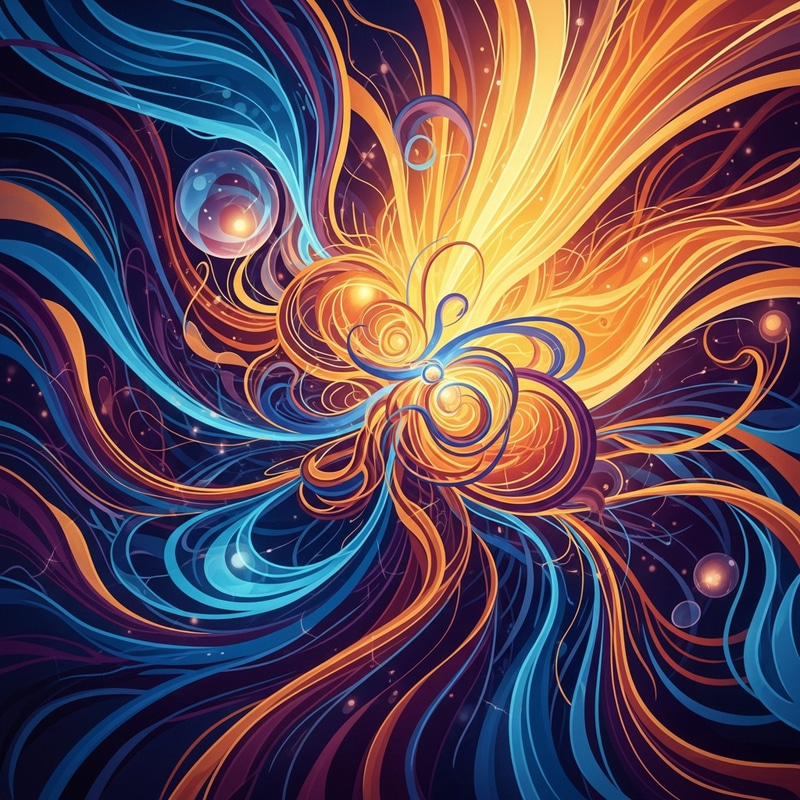 Colorful Abstract Raksa Fover Illustration Colorful Abstract Raksa Fover Illustration