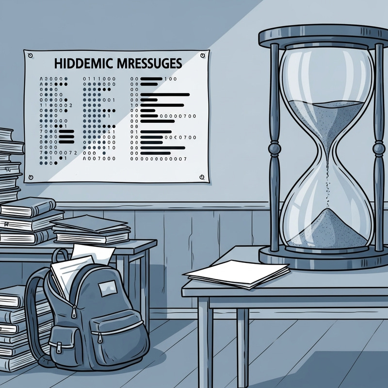 Academic Pressure: A Satirical Cartoon Academic Pressure: A Satirical Cartoon