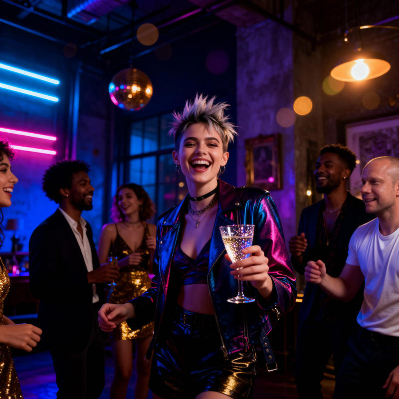 Vibrant Urban Afterparty in Chic Loft Vibrant Urban Afterparty in Chic Loft