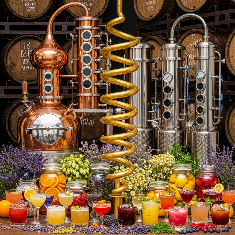 Golden Spiral Distillery: Aromatic Flowers, Liquors, and Beverages