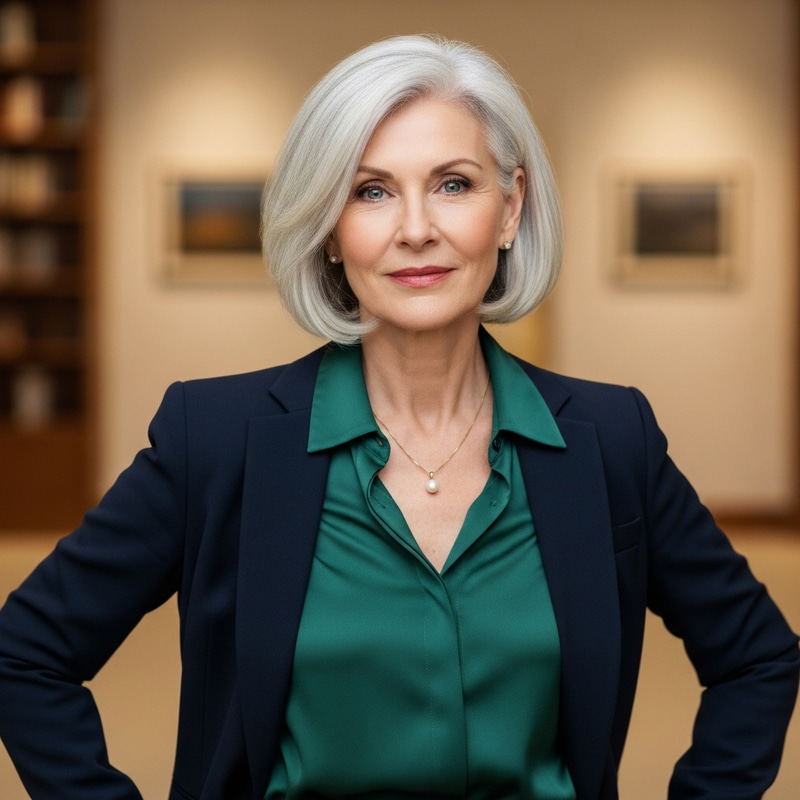 Elegant Mature Lady with Strong Charisma