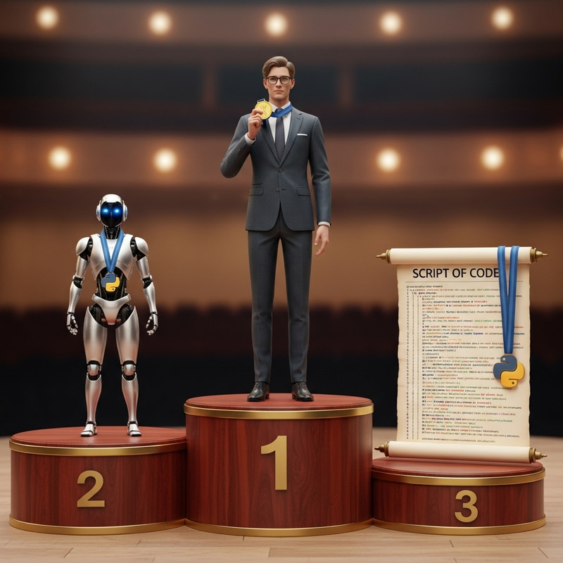 Winners Podium: Claude, Baidu, ChatGPT | Podest Ceremony Winners Podium: Claude, Baidu, ChatGPT | Podest Ceremony