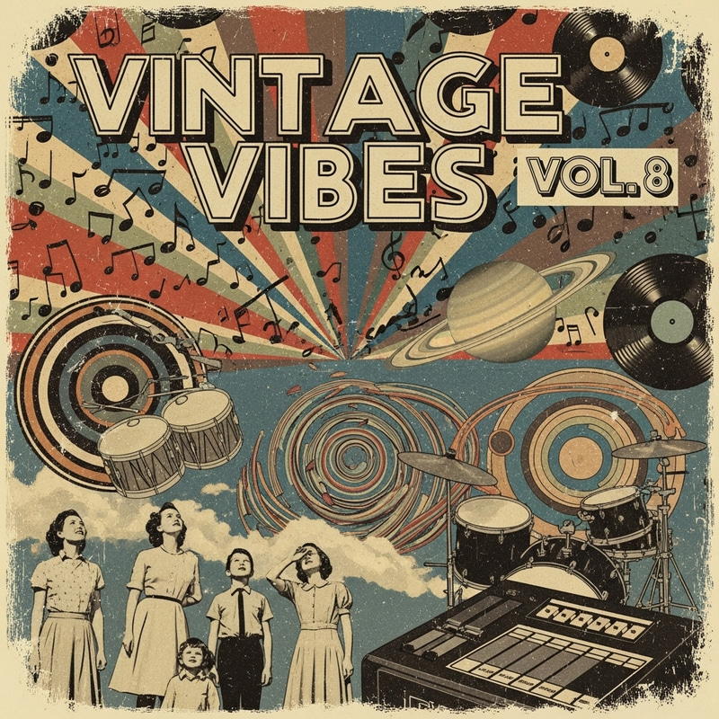 Vintage Vibes Vol. 8: Retro Futurism Collage