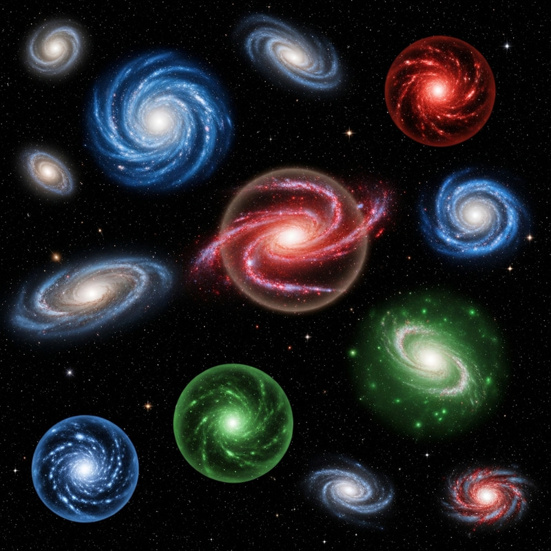 Expansive Multiuniverse: Vast, Diverse, Luminous Spectacle