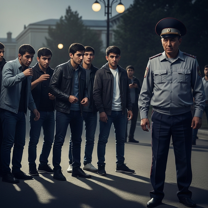 Tension-Filled Scene in Kazakhstan | Young Drug Distributors Tension-Filled Scene in Kazakhstan | Young Drug Distributors