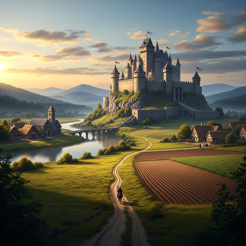 Medieval Historical Landscape View | Pemandangan Sejarah Abad Pertengahan Medieval Historical Landscape View | Pemandangan Sejarah Abad Pertengahan