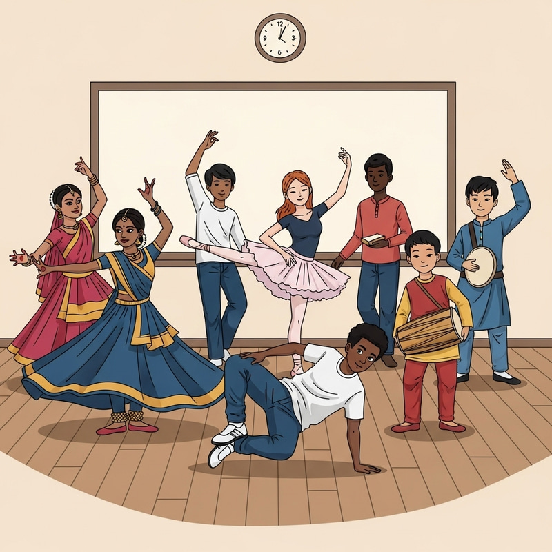 Energetic Dance Performance by Classmates | Cultural Fusion