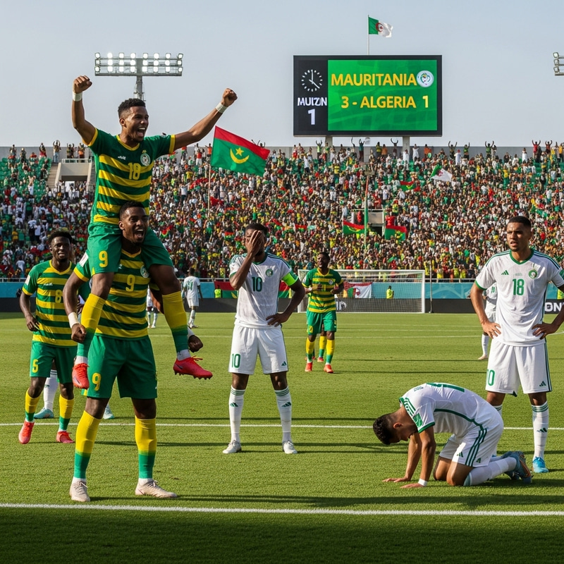Algeria vs Mauritania: Shocking Defeat in Soccer Match Algeria vs Mauritania: Shocking Defeat in Soccer Match