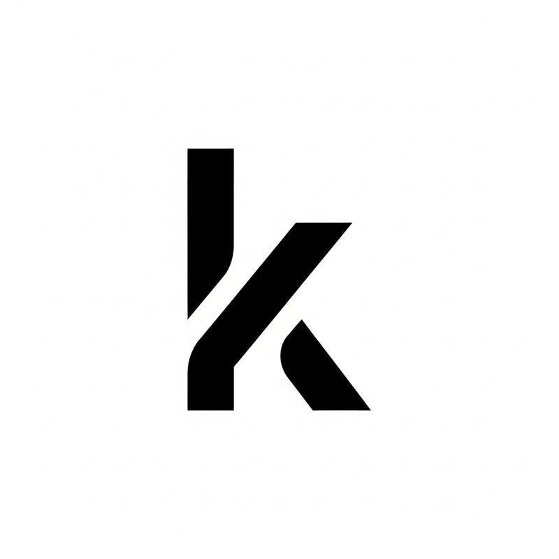 Sleek Letter 'K' Logo | Minimalistic Graphic Design Sleek Letter 'K' Logo | Minimalistic Graphic Design