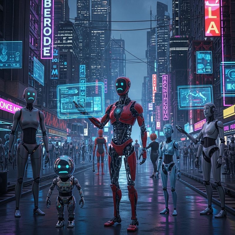 Imagining AI-Driven World with Diverse Robotic Entities Imagining AI-Driven World with Diverse Robotic Entities