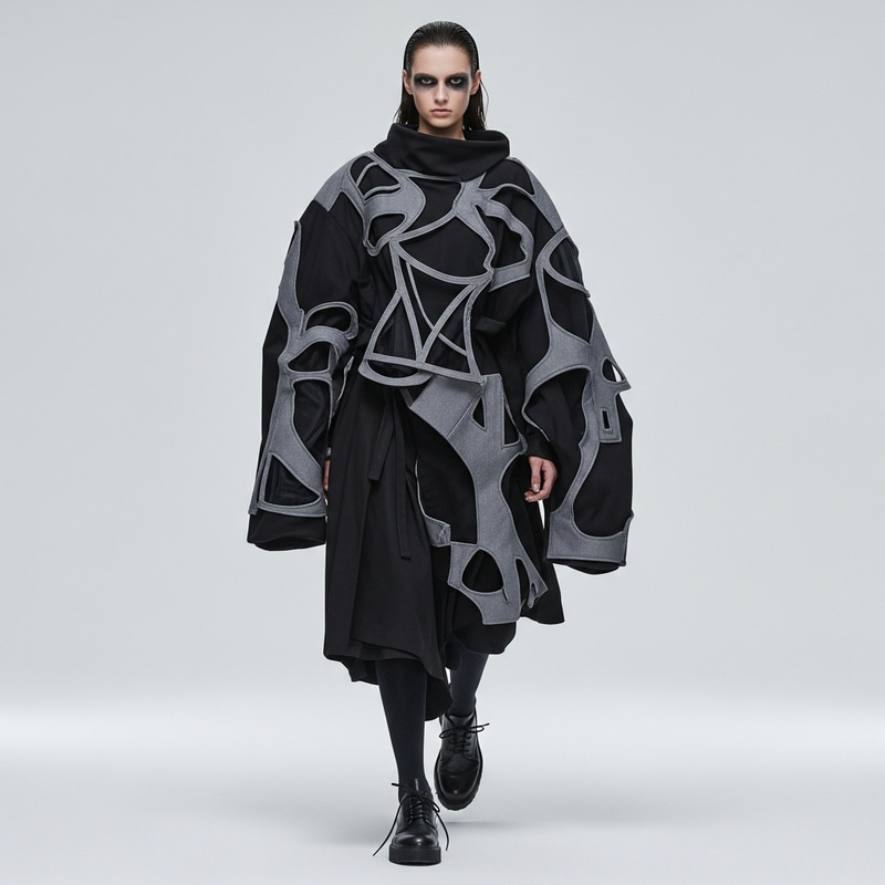 Dark Fashion Model | Avant-Garde High Fashion Styles