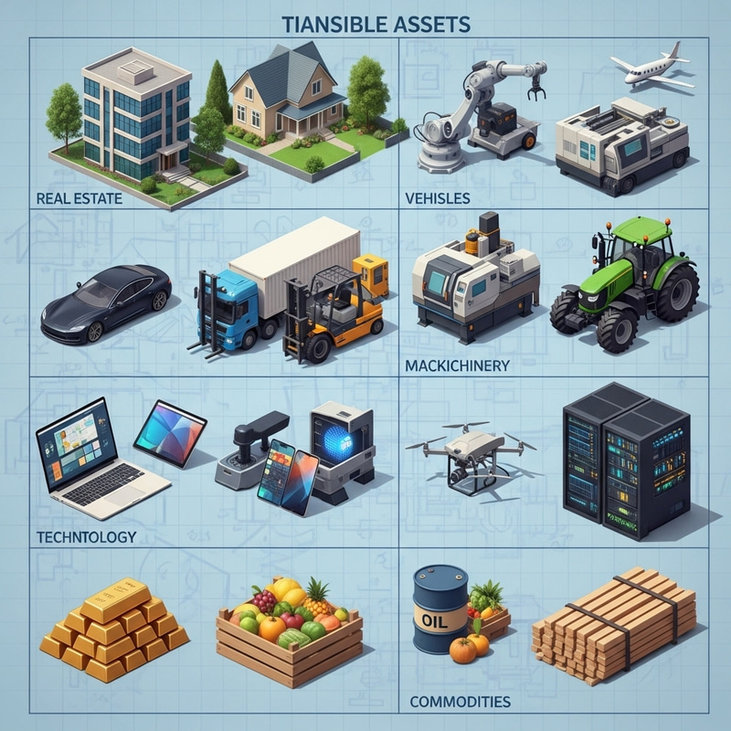Essential Tangible Assets: Real Estate, Vehicles, Machinery & More Essential Tangible Assets: Real Estate, Vehicles, Machinery & More