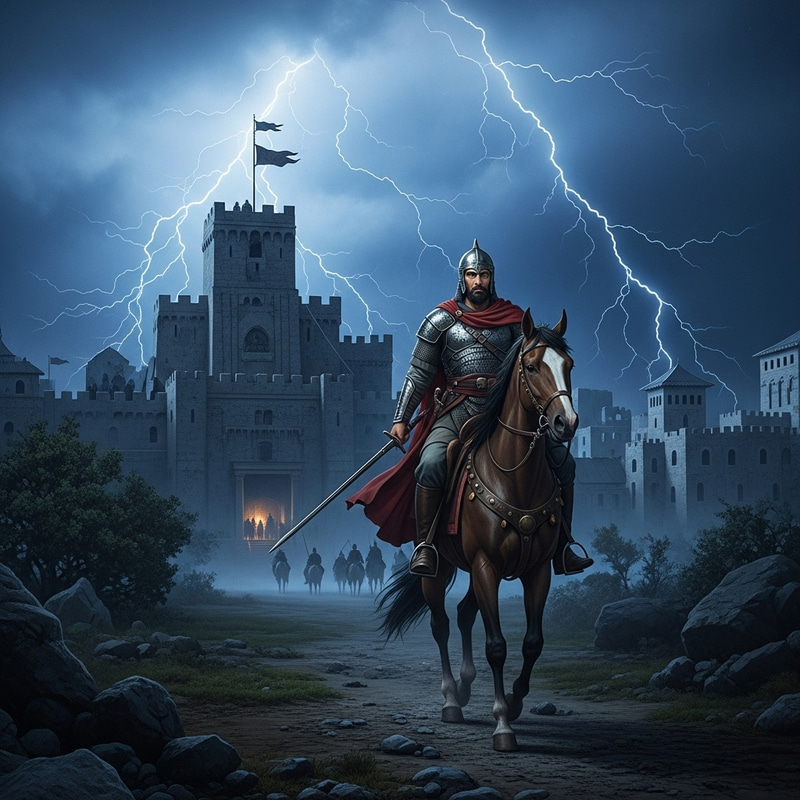 General Kael: Warrior Triumphs in Thunderous Night Ride