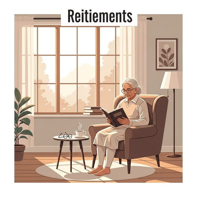 Serene Retirement in a Minimalist Space Serene Retirement in a Minimalist Space