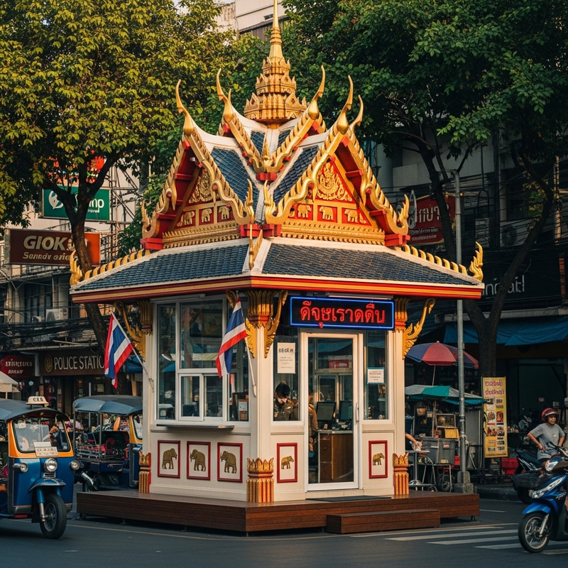 Police Kiosk in Thailand | Services and Information