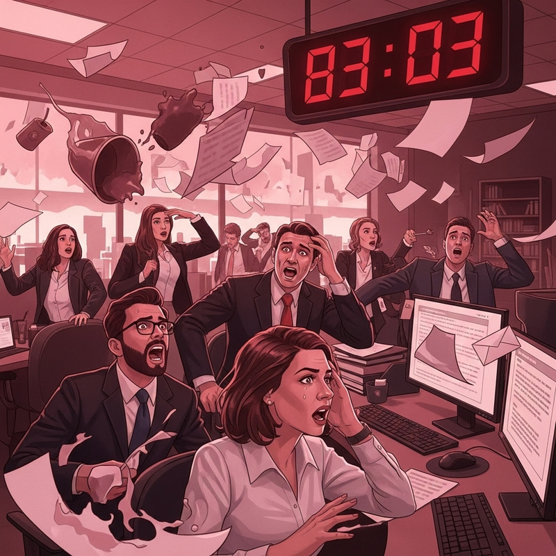 Chaotic Crisis Communication: Dealing with Failed Scenarios