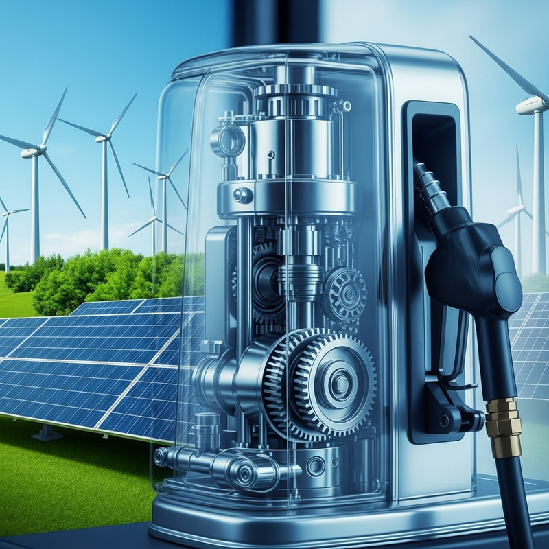 Efficient High-Pressure Gasoline Pump in Harmony with Green Energy