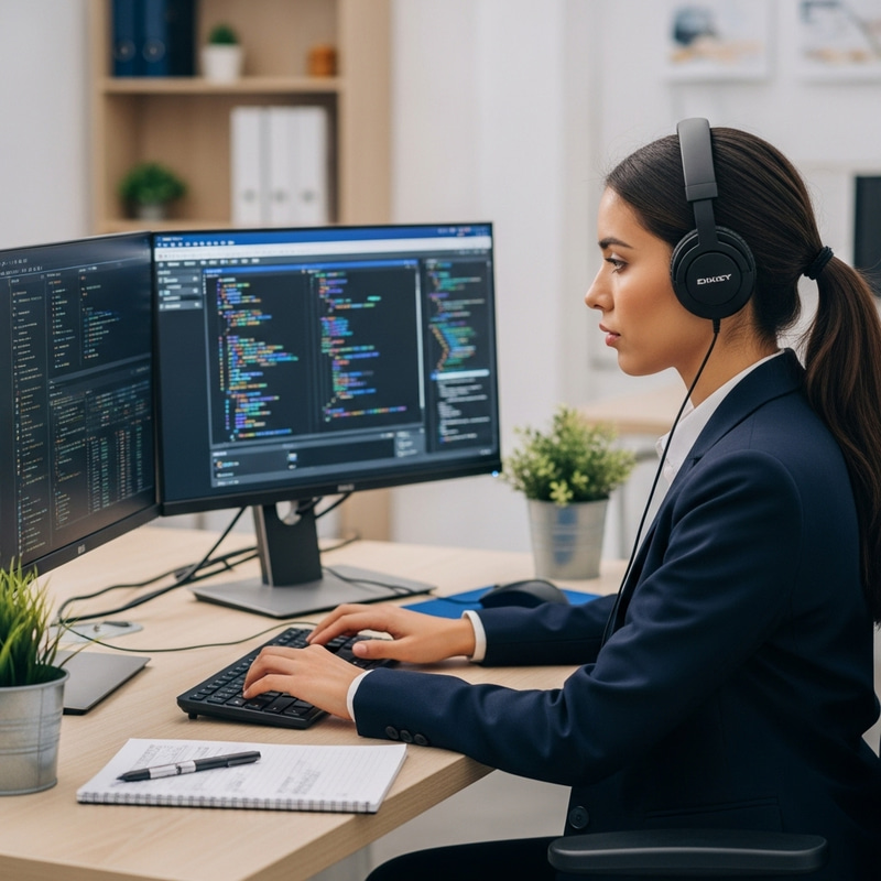 Mexican Software Development Manager: tech-savvy, 32-year-old woman Mexican Software Development Manager: tech-savvy, 32-year-old woman