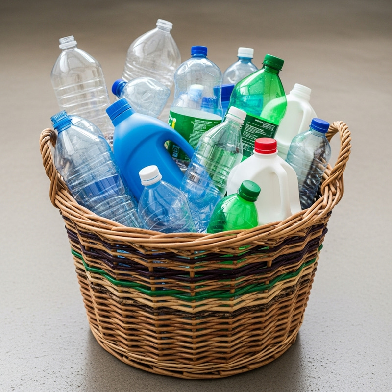 Plastic Bottle Basket: Eco-friendly Storage Solution Plastic Bottle Basket: Eco-friendly Storage Solution
