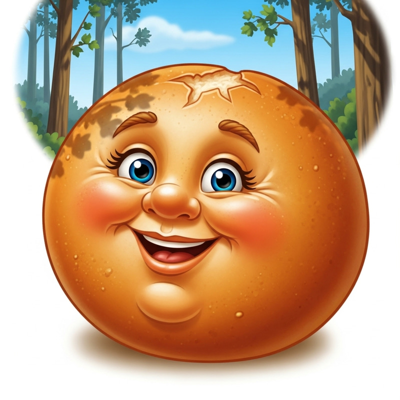 Kolobok: Traditional Russian Folk Tale Character