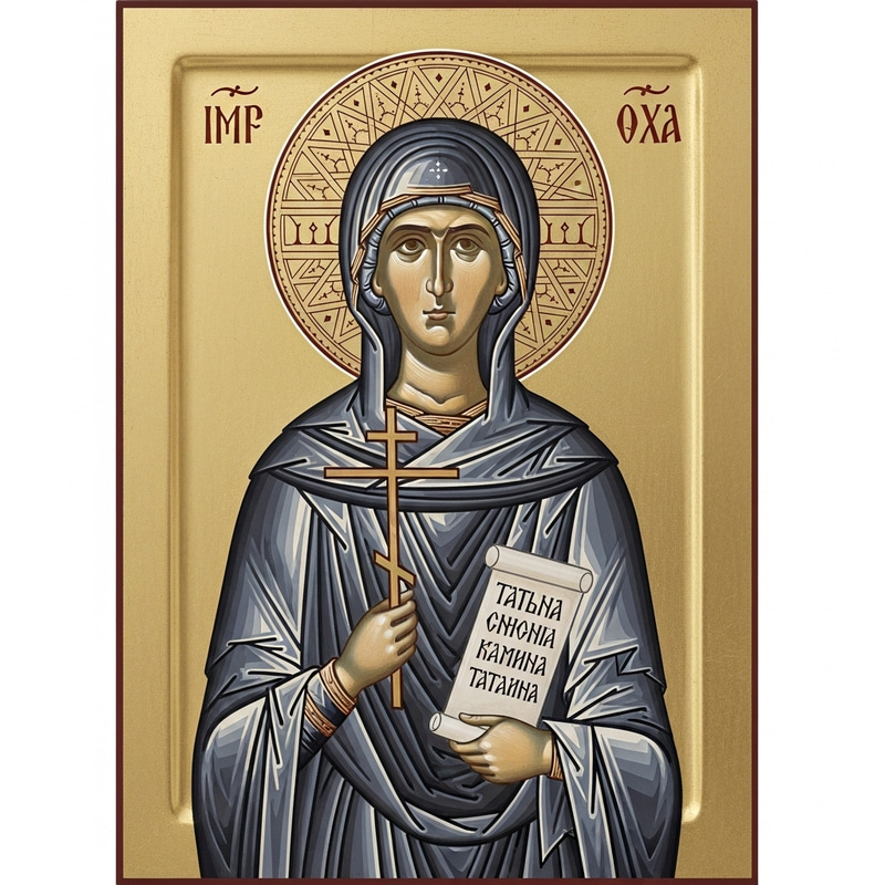 Holy Martyr Tatiana Icon | Symbolic Byzantine Image Holy Martyr Tatiana Icon | Symbolic Byzantine Image