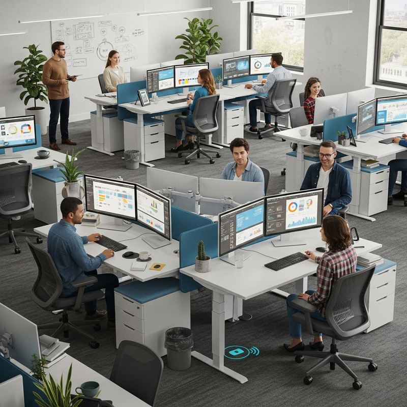Boost Productivity with High-Tech Workplace & Collaborative Team Boost Productivity with High-Tech Workplace & Collaborative Team
