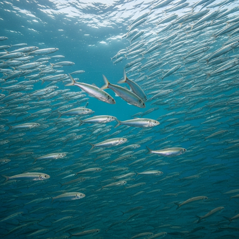 Sardine School Dynamics: Aquatic Synchronized Movement Sardine School Dynamics: Aquatic Synchronized Movement