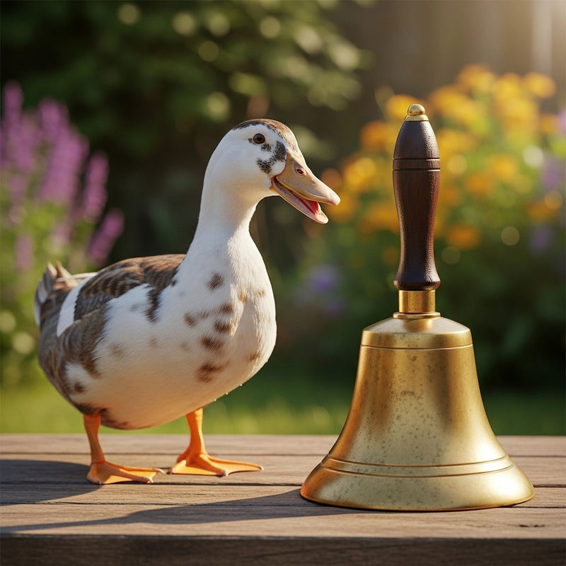 Duck and Bell: Adorable Pairing Duck and Bell: Adorable Pairing