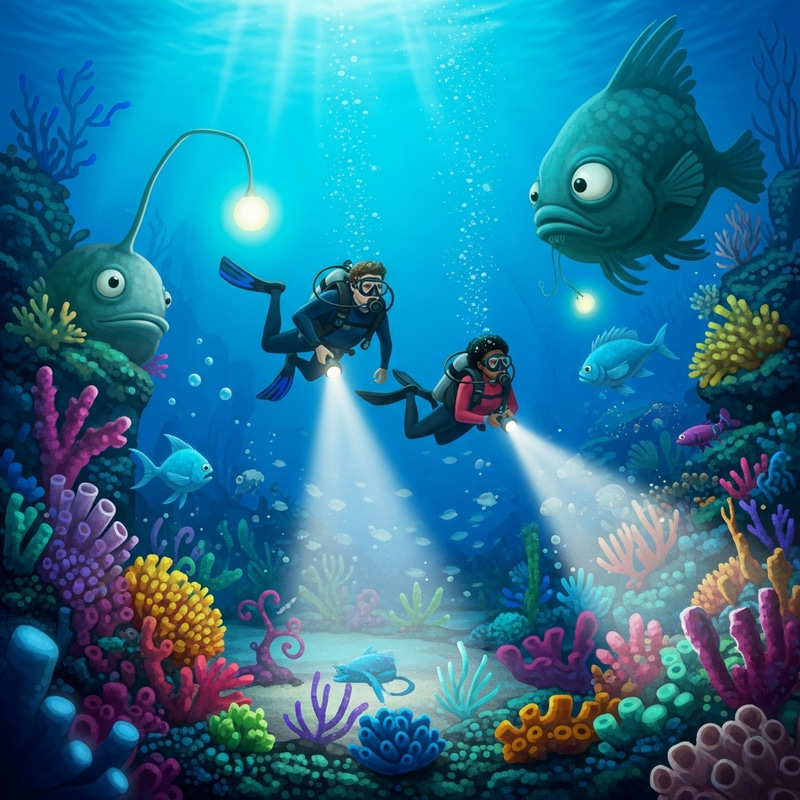 Surreal Underwater Exploration Surreal Underwater Exploration