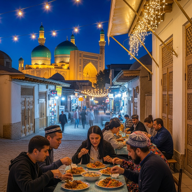 Vibrant Night Life in Tashkent: Exploring Hazrati Imam and Traditional Mahalla Vibrant Night Life in Tashkent: Exploring Hazrati Imam and Traditional Mahalla