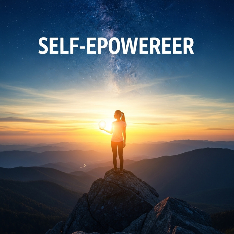 Self Empowerment: Asian Woman Embracing Inner Strength on Mountain Self Empowerment: Asian Woman Embracing Inner Strength on Mountain