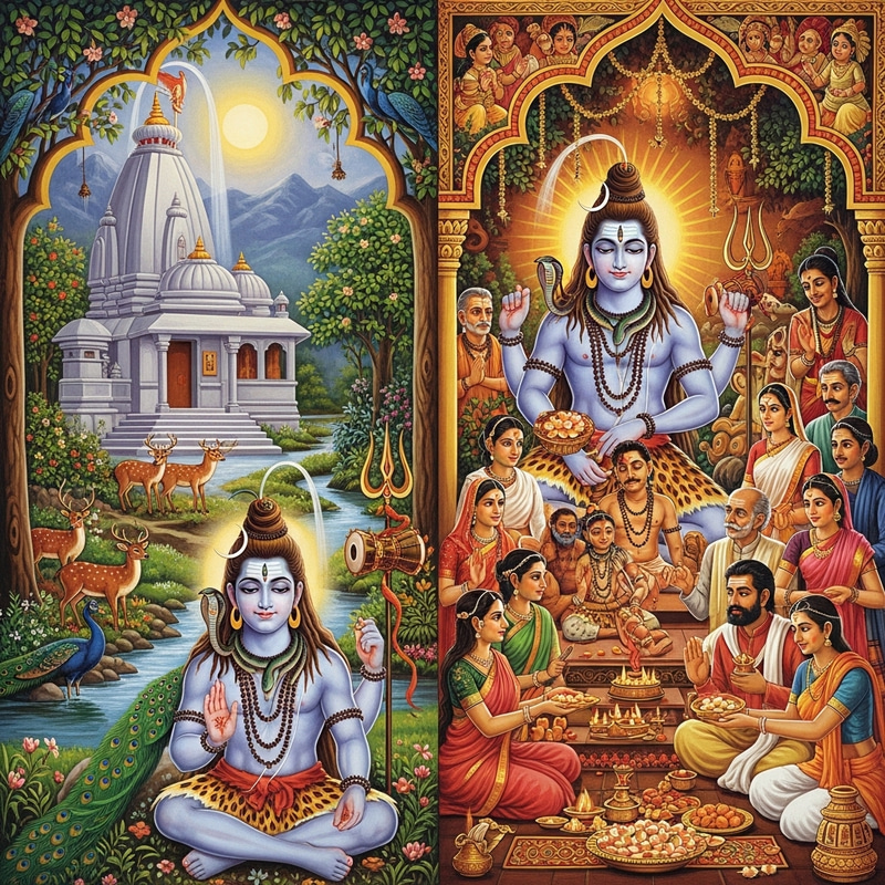 Maha Shivaratri Painting: Spiritual Celebration of Peace and Love