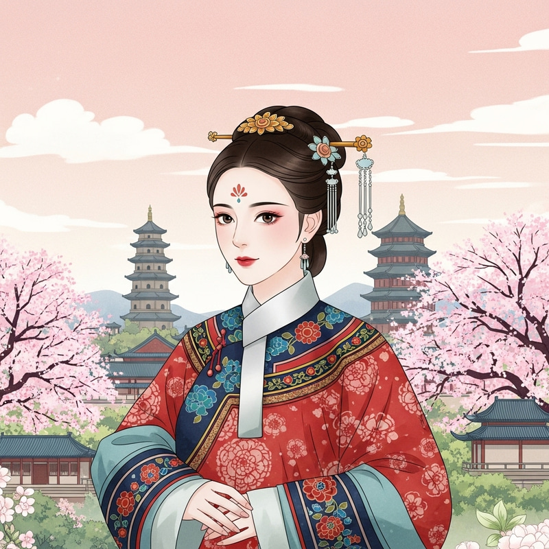 Chinese Women in Cultural Attire Chinese Women in Cultural Attire