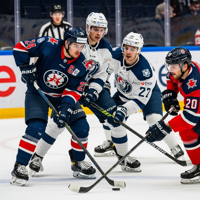Intense Ice Hockey Game | Champions Cup Tournament Photography