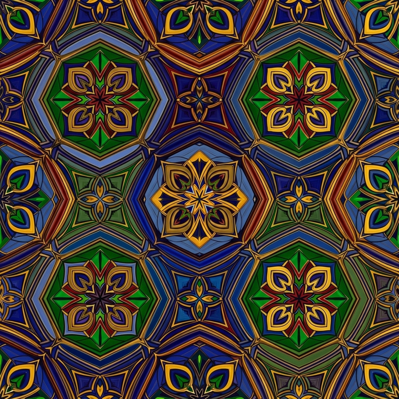 Mesmerizing Tessellation Pattern Inspired by Geometry of MC Escher Mesmerizing Tessellation Pattern Inspired by Geometry of MC Escher