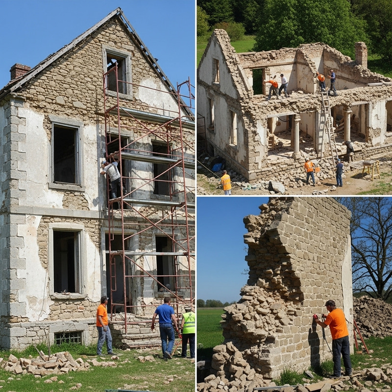 Restoring Ruins: Rebuilding a House and Wall