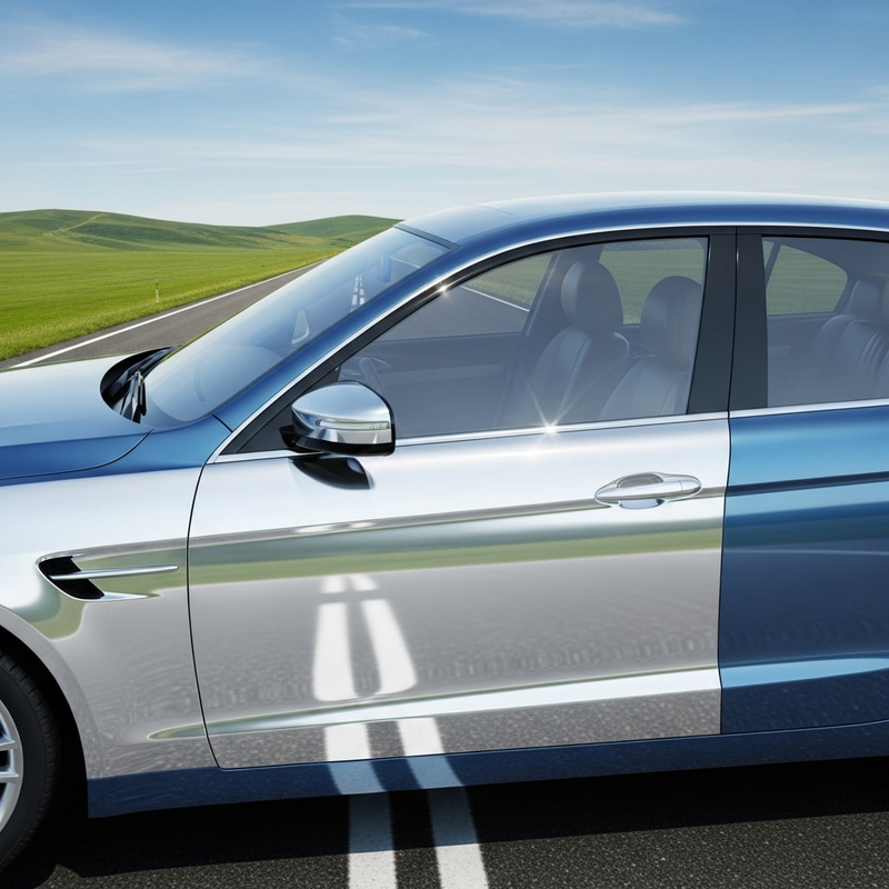 Luxury Blue Car on Scenic Landscape | Stunning Automobile Photography Luxury Blue Car on Scenic Landscape | Stunning Automobile Photography