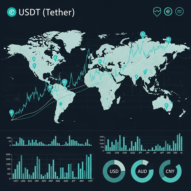 Global USDT Exchange Rates Visualization
