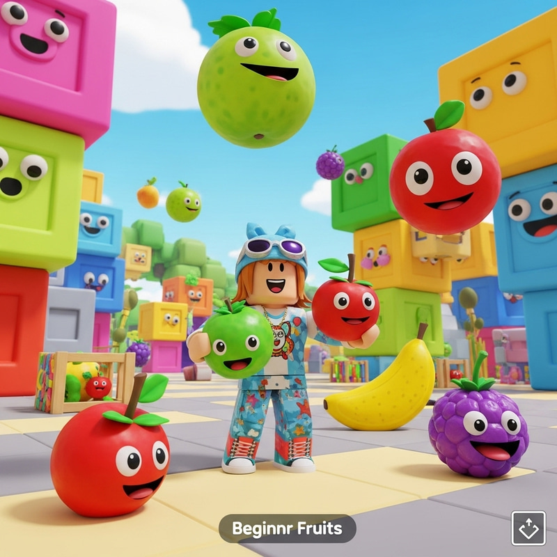 Colorful Roblox-Like Game: Play Blox Fruits as a Beginner! Colorful Roblox-Like Game: Play Blox Fruits as a Beginner!